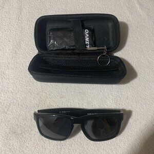 Linvo Sunglasses MJ403 C1 S020 Black NWOT W/ Case